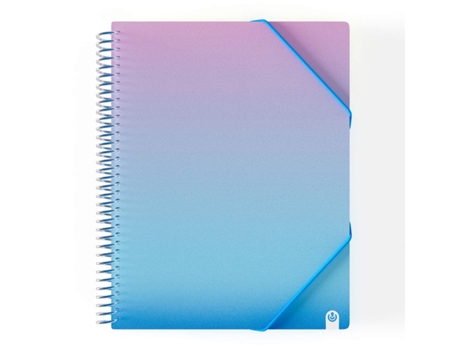 Portafolio CARCHIVO United A4 Espiral con 40 Bolsillos Azul 53254050