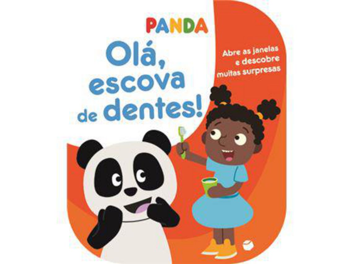 Libro Panda - Olá, Escova de Dentes! - Livro de Histórias (Portugués)