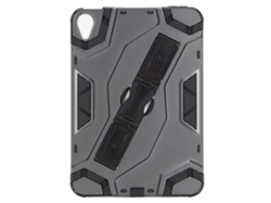 Funda de TPU con amortiguación de impactos para tableta iOS Mini 6, color negro, protección multifuncional, dorado claro