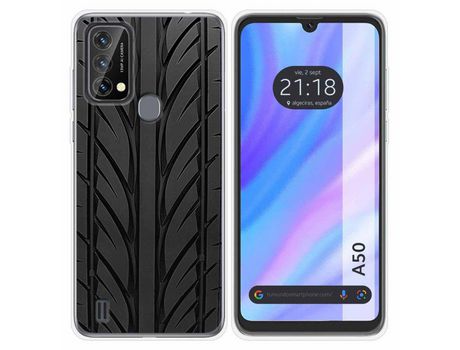Carcasa para Blackview A50 TUMUNDOSMARTPHONE Dibujos Neumatico Multicolor