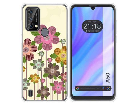 Carcasa para Blackview A50 TUMUNDOSMARTPHONE Dibujos Primavera En Flor Multicolor