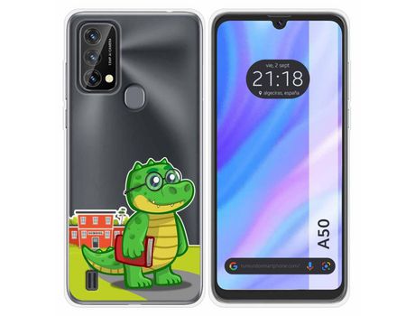 Carcasa para Blackview A50 TUMUNDOSMARTPHONE Dibujos Transparente Coco Multicolor