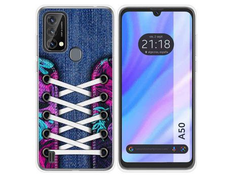 Carcasa para Blackview A50 TUMUNDOSMARTPHONE Dibujos Antigolpes Zapatillas 06 Multicolor