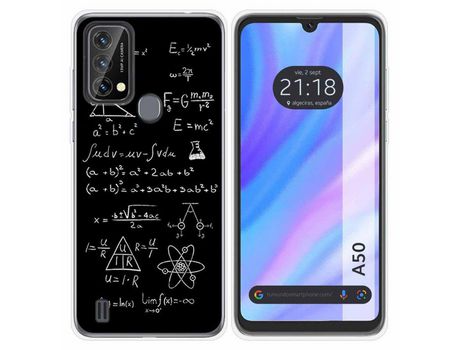 Carcasa para Blackview A50 TUMUNDOSMARTPHONE Dibujos Formulas Multicolor