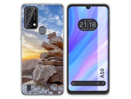 Carcasa para Blackview A50 TUMUNDOSMARTPHONE Dibujos Sunset Multicolor