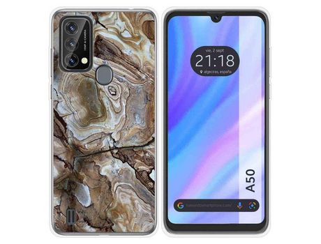 Carcasa para Blackview A50 TUMUNDOSMARTPHONE Dibujos Mármol 14 Multicolor