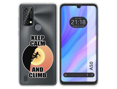 Carcasa para Blackview A50 TUMUNDOSMARTPHONE Dibujos Antigolpes Mujer Escalada Multicolor