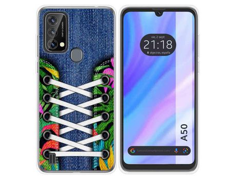 Carcasa para Blackview A50 TUMUNDOSMARTPHONE Dibujos Antigolpes Zapatillas 13 Multicolor