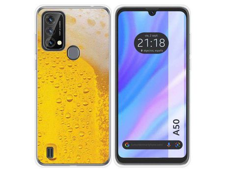 Carcasa para Blackview A50 TUMUNDOSMARTPHONE Dibujos Cerveza Multicolor