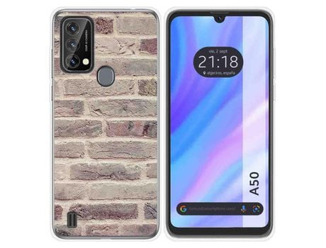 Carcasa para Blackview A50 TUMUNDOSMARTPHONE Dibujos Ladrillo 01 Multicolor