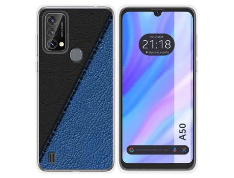 Carcasa para Blackview A50 TUMUNDOSMARTPHONE Dibujos Cuero 02 Multicolor