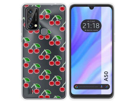 Carcasa para Blackview A50 TUMUNDOSMARTPHONE Dibujos Antigolpes Cerezas Multicolor