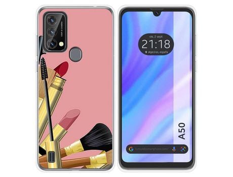 Carcasa para Blackview A50 TUMUNDOSMARTPHONE Dibujos Brochas Multicolor