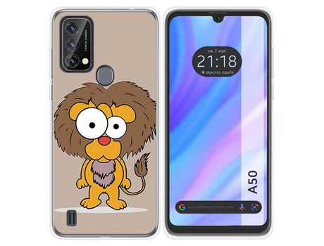 Carcasa para Blackview A50 TUMUNDOSMARTPHONE Dibujos Leon Multicolor