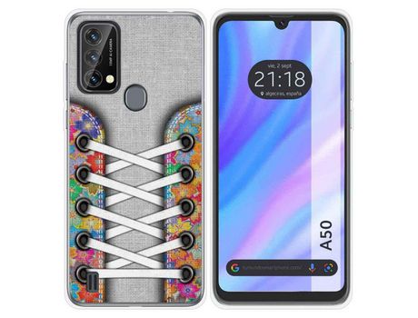 Carcasa para Blackview A50 TUMUNDOSMARTPHONE Dibujos Antigolpes Zapatillas 04 Multicolor