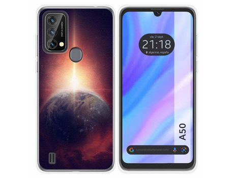 Carcasa para Blackview A50 TUMUNDOSMARTPHONE Dibujos Tierra Multicolor