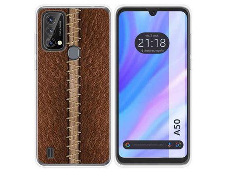 Carcasa para Blackview A50 TUMUNDOSMARTPHONE Dibujos Cuero 01 Multicolor