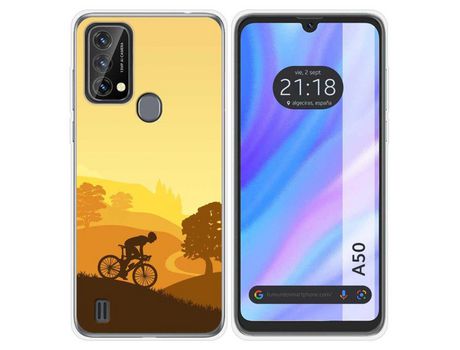 Carcasa para Blackview A50 TUMUNDOSMARTPHONE Dibujos Antigolpes Ciclista Multicolor