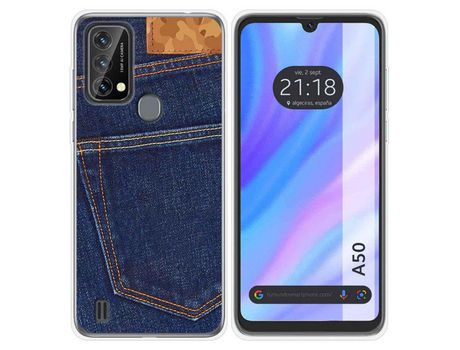 Carcasa para Blackview A50 TUMUNDOSMARTPHONE Dibujos Vaquero Multicolor