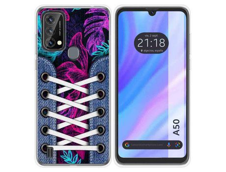 Carcasa para Blackview A50 TUMUNDOSMARTPHONE Dibujos Antigolpes Zapatillas 07 Multicolor