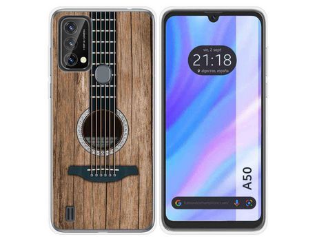 Carcasa para Blackview A50 TUMUNDOSMARTPHONE Dibujos Madera 11 Multicolor