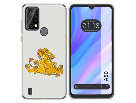 Carcasa para Blackview A50 TUMUNDOSMARTPHONE Dibujos Leones Multicolor
