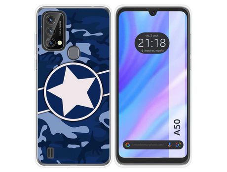 Carcasa para Blackview A50 TUMUNDOSMARTPHONE Dibujos Camuflaje 03 Multicolor