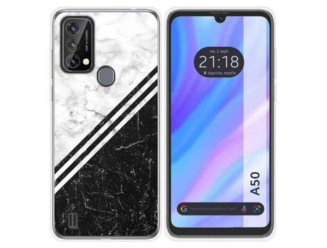 Carcasa para Blackview A50 TUMUNDOSMARTPHONE Dibujos Mármol 01 Multicolor