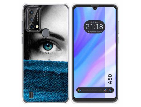 Carcasa para Blackview A50 TUMUNDOSMARTPHONE Dibujos Ojo Multicolor