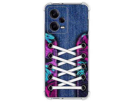 Carcasa para Xiaomi Redmi Note 12 Pro+ Plus 5G TUMUNDOSMARTPHONE Dibujos Antigolpes Zapatillas 06 Multicolor