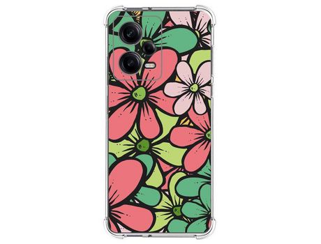 Carcasa para Xiaomi Redmi Note 12 Pro+ Plus 5G TUMUNDOSMARTPHONE Dibujos Antigolpes Flores 02 Multicolor