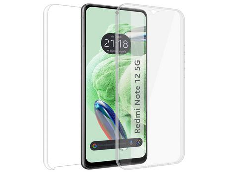 Carcasa para Xiaomi Redmi Note 12 5G TUMUNDOSMARTPHONE 360 Transparente