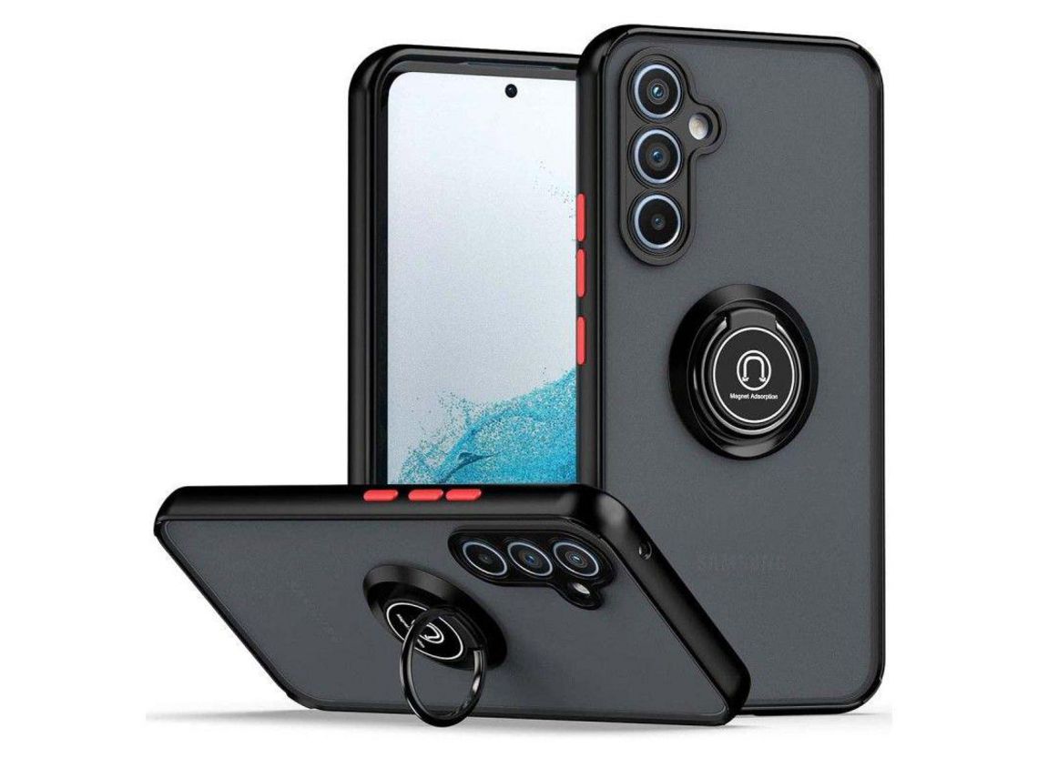 Carcasa para Samsung Galaxy A14 4G / 5G TUMUNDOSMARTPHONE Anillo Negro