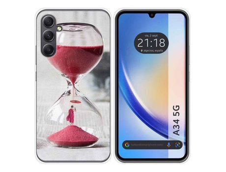 Carcasa para Samsung Galaxy A34 5G TUMUNDOSMARTPHONE Dibujos Reloj Multicolor