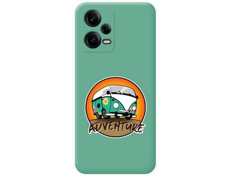 Carcasa para Xiaomi Redmi Note 12 Pro+ Plus 5G TUMUNDOSMARTPHONE Silicona Líquida Dibujos Adventure Verde