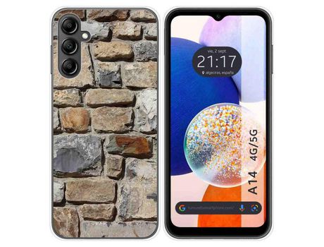 Carcasa para Samsung Galaxy A14 4G / 5G TUMUNDOSMARTPHONE Dibujos Ladrillo 03 Multicolor