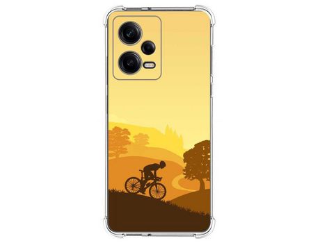Carcasa para Xiaomi Redmi Note 12 Pro+ Plus 5G TUMUNDOSMARTPHONE Dibujos Antigolpes Ciclista Multicolor