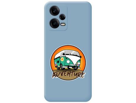 Carcasa para Xiaomi Redmi Note 12 Pro+ Plus 5G TUMUNDOSMARTPHONE Silicona Líquida Dibujos Adventure Azul