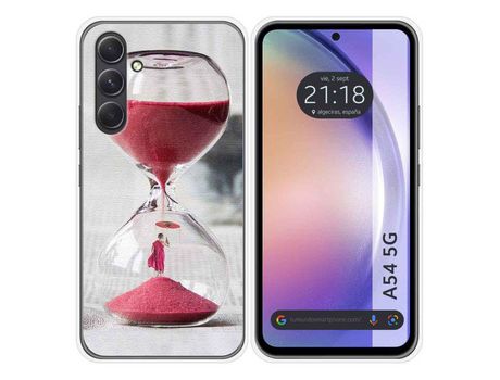 Carcasa para Samsung Galaxy A54 5G TUMUNDOSMARTPHONE Dibujos Reloj Multicolor