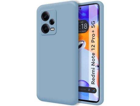 Carcasa para Xiaomi Redmi Note 12 Pro+ Plus 5G TUMUNDOSMARTPHONE Silicona Líquida Azul