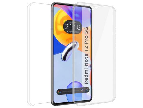 Carcasa para Xiaomi Redmi Note 12 Pro 5G TUMUNDOSMARTPHONE 360 Transparente