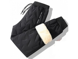 2026-pantalones De Invierno Para Hombre Con Forro Sherpa Calientitos Para Trabajo Y Senderismo Talla Grande 2xl Negro