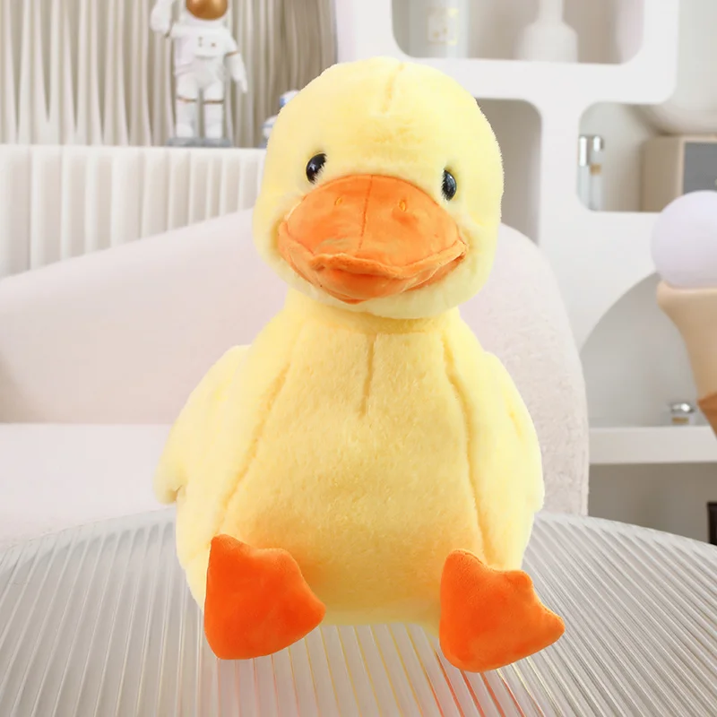 (amarillo, 45 Cm) Lindo Peluche Realista De Pato De Anime Con Diseño De Dibujos Animados