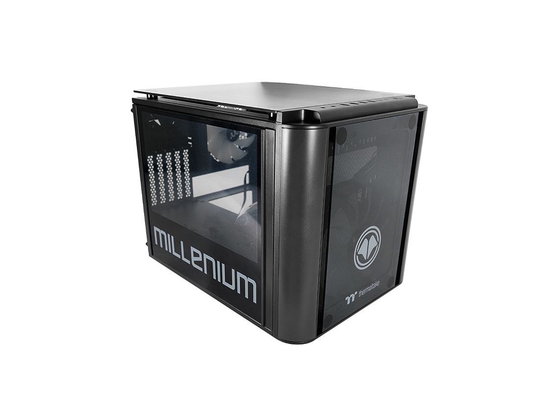 Caja para mini PC Millenium Mm2, negra