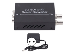 Convertidor 3g Sdi A Av, Convertidor De Vídeo Sdi A Pal Ntscm Para Cámara Y Cine En Casa, Ca 100 240 V (enchufe Europeo)