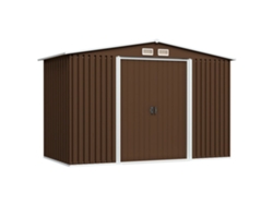 Cobertizo VIDAXL Marrón Acero (57x205x178 cm)