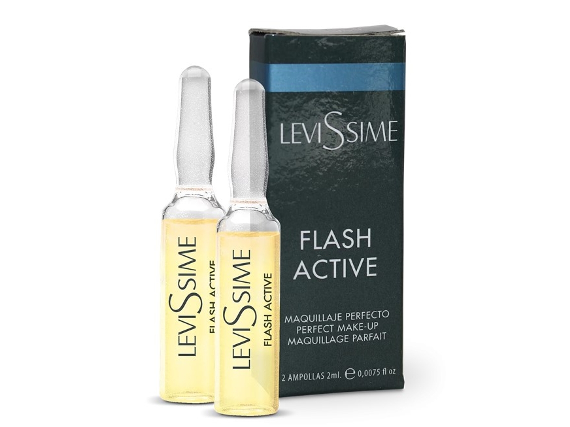 Ampollas de maquillaje Flash Active Perfect 2x2 ml Levissime