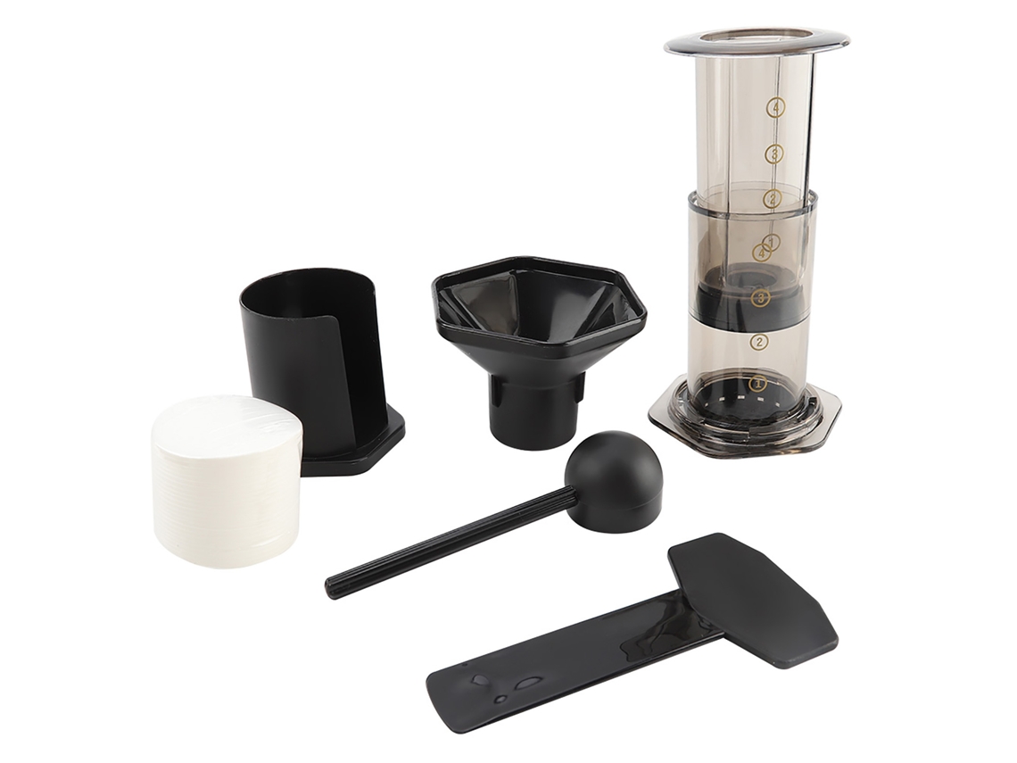 Kit Para Preparar Café Espresso Con Molinillo Manual Y Filtro De Papel Para El Hogar Y Los Viajes.