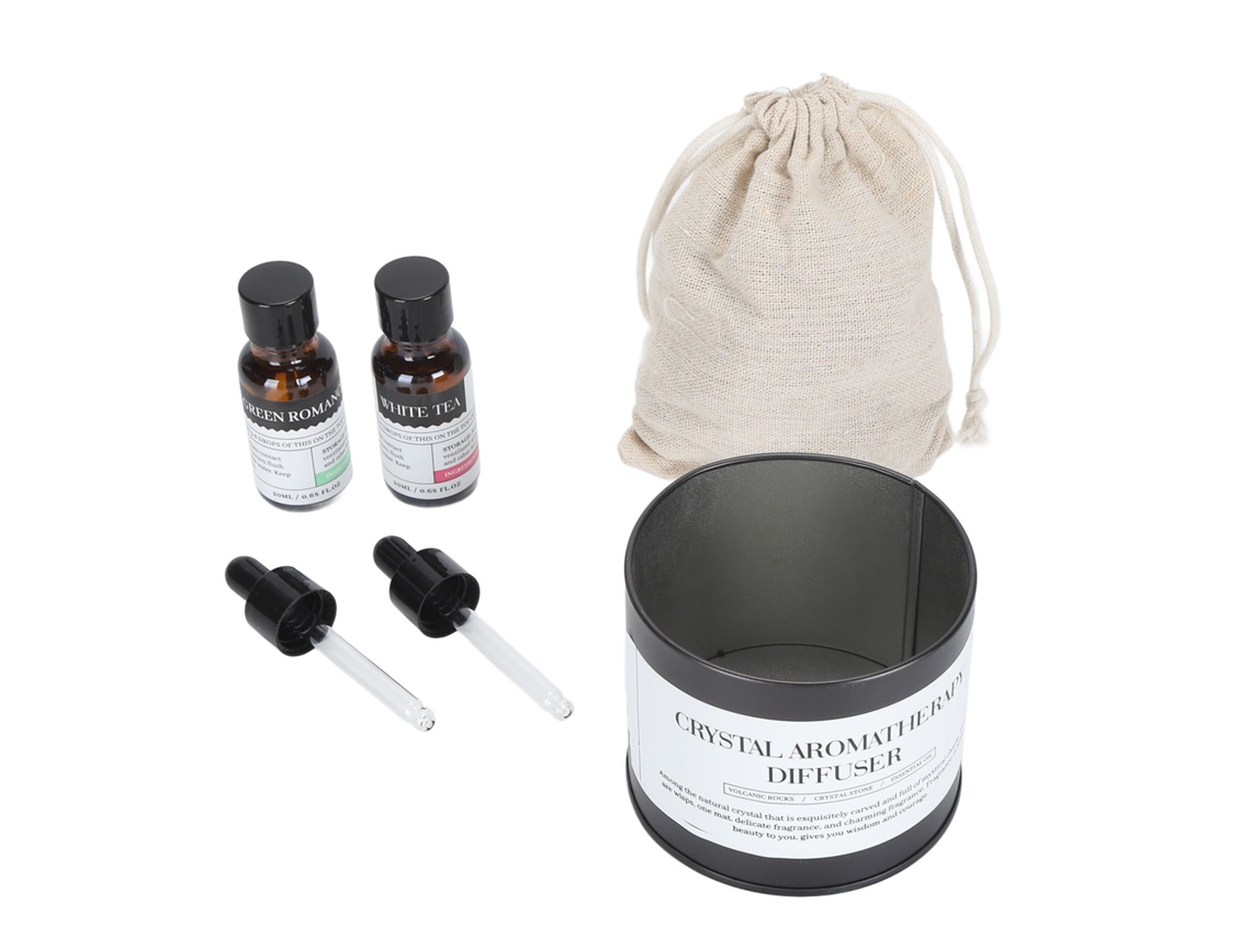 Set Difusor De Piedra Con Aceites Esenciales Para Aromaterapia En El Hogar.