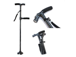 Bastón plegable con luz LED, bastones para personas con artritis, discapacitadas y mayores.
